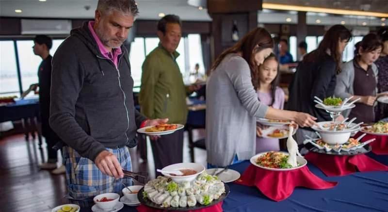 Aquamarine Premium Cruise Hotell Ha Long Eksteriør bilde